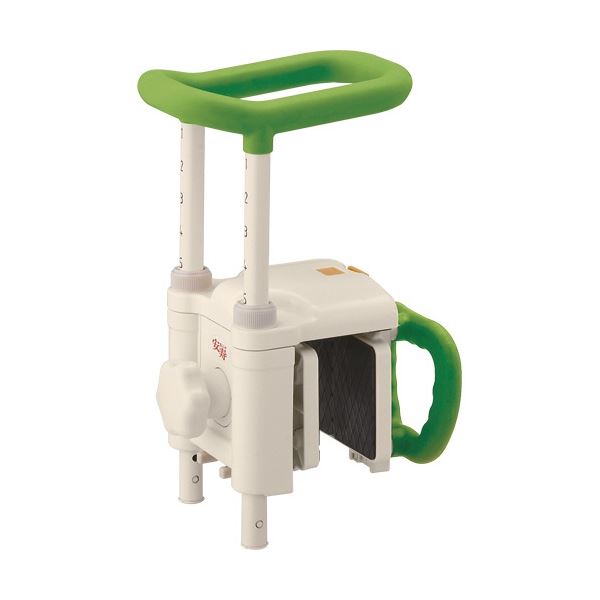 【送料無料】アロン化成 高さ調節付 浴槽手すり UST-130N グリーン 536-618 1台