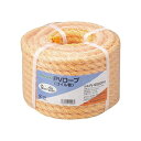 【送料無料】TRUSCO PVロープ 12mm×20m コイル巻 黄 R-1220PV 1巻