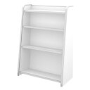 【送料無料】子供用 ブックシェルフ/本棚 【幅63.3cm ホワイト】 日本製 高耐久性 知育家具 EVAキッズシリーズ ほんだな 【完成品】【代引不可】