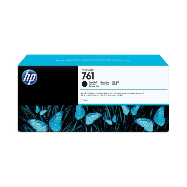 【送料無料】(まとめ) HP761 インクカートリッジ マットブラック 775ml 顔料系 CM997A 1個 【×10セット】