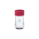 【送料無料】〔3個セット〕 卓上 調味料入れ 約直径5.2×高さ9.6cm 容量約90ml レッド リス ノーブル 塩コショウ入れ キッチン 店舗