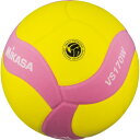 【送料無料】MIKASA(ミカサ) スマイルバレーボール5号球 FIVB公認スマイルバレー5号 イエロー×ピンク 【VS170WYP】