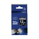【送料無料】(まとめ) ブラザー BROTHER ピータッチ TZeテープ ラミネートテープ 12mm 黒/白文字 TZE-335 1個 【×10セット】
