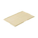 【送料無料】(まとめ) TANOSEE 折りたたみコンテナフタのみ 75L用 アイボリー 1枚 【×10セット】