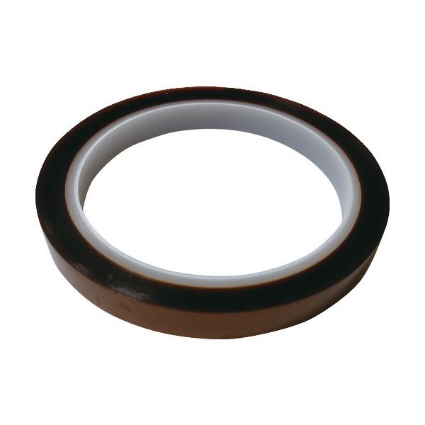 (まとめ) TRUSCO ポリイミド粘着テープ 10mm×33m 茶褐色 TPFT-10-33 1巻 【×5セット】