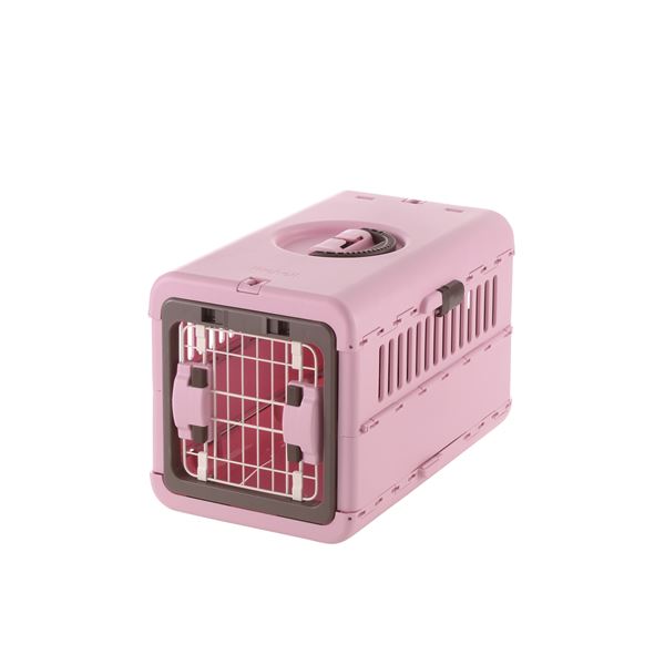 【送料無料】キャンピングキャリー折りたたみ S ライトピンク【ペット用品】