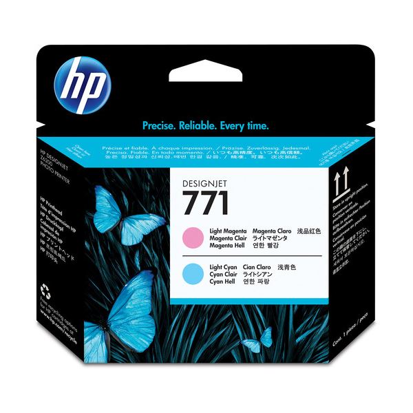 【送料無料】(まとめ) HP771 プリントヘッド ライトマゼンタ/ライトシアン CE019A 1個 【×10セット】