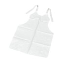 【送料無料】TANOSEE 紙エプロン Mサイズホワイト 1セット(1000枚:100枚×10パック)