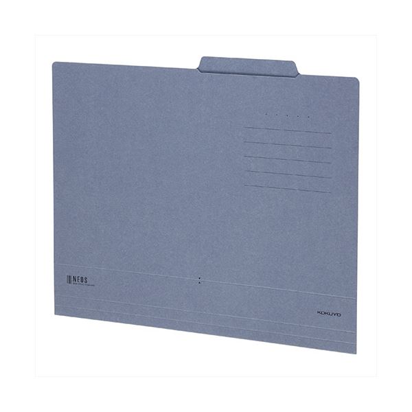 【送料無料】（まとめ）コクヨ 個別フォルダー(NEOS) A4ブルーグレー A4-NEIF-DM 1セット(10冊)【×3セット】