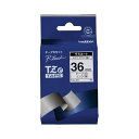 【送料無料】(まとめ) ブラザー BROTHER ピータッチ TZeテープ ラミネートテープ 36mm 白/黒文字 TZE-261 1個 【×10セット】