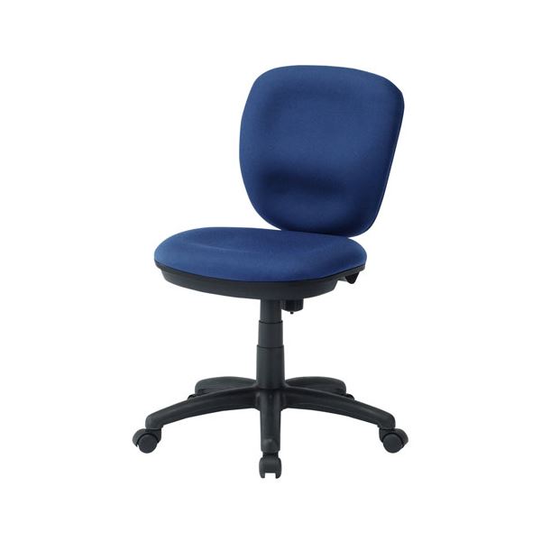 【送料無料】サンワサプライ OAチェア ブルー(シェルカラー：ブラック) SNC-T146KBL 組立品