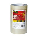 (まとめ)3M スコッチ 透明粘着テープ15mm×35m 500-3-1535-10P 1パック(10巻)【×10セット】