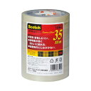 (まとめ)3M スコッチ 透明粘着テープ12mm×35m 500-3-1235-10P 1パック(10巻)【×10セット】(4)