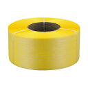 TANOSEE PPバンド 自動梱包機用15mm×3000m 黄 1巻(3)