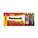 パナソニック アルカリ乾電池 単3形 LR6XJ/8SW 1セット(80本:8本×10パック)