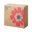 【送料無料】TANOSEE ゴミ袋 コンパクト 透明70L BOXタイプ 1セット(440枚:110枚×4箱)
