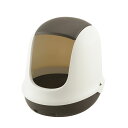 【送料無料】ラプレ ネコトイレ フード付 ダークグレー (ペット用品)【代引不可】