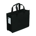 (まとめ)サクラクレパス ノータムオフィス・トートバッグ J(自立タイプ) ブラック UNT-A4J#49 1セット(5個) 【×3セット】