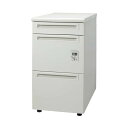 【送料無料】プラス 脇机3段ダイヤル錠UJ-047A-A3D WS/W4引出A