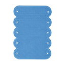 【送料無料】(まとめ) お風呂マット/滑り止めマット 【手すべり防止】 20×28cm ブルー 転倒防止 バス用品 【×50個セット】