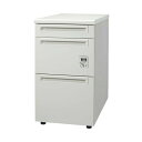 【送料無料】プラス 脇机3段ダイヤル錠UJ-047D-D3D WS/W4引出D
