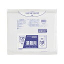 (まとめ) ジャパックス 業務用ダストカート用ゴミ袋 透明 120L DKM93 1パック(10枚) 【×30セット】(3)