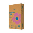 【送料無料】TANOSEE ゴミ袋エコノミー乳白半透明 20L BOXタイプ 1セット(2200枚:110枚×20箱)