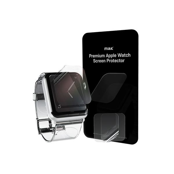 【送料無料】miak セルフヒーリング 液晶保護フィルム for Apple Watch Series 7 45 (2枚入り) MA22173AW AV・デジモノ パソコン・周辺機器 フィルタ・フィルム レビュー投稿で次回使える2000円クーポン全員にプレゼント
