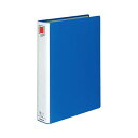 【送料無料】コクヨ チューブファイル(ロングボディとじ具) 片開き B4タテ 400枚収容 40mmとじ 背幅69mm 青 フ-614NB 1セット(8冊)
