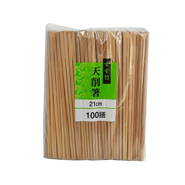 【送料無料】使い捨て 割り箸/お箸 【21cm 100膳】 すす竹 天削箸 業務用【30個セット】  ...