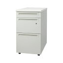 【送料無料】プラス 脇机3段 UJ-047D-D3 WS/W4 引出D