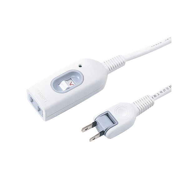 【送料無料】【まとめ】 サンワサプライ 中間スイッチ付延長コード TAP-B7-1N 【×2セット】