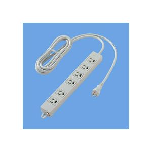 【送料無料】（まとめ）パナソニック マグネット付 OAタップ3P・6個口 グレー 3.0m WCH2436H 1個【×2セット】