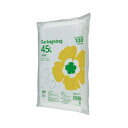 【送料無料】(まとめ)TANOSEE ゴミ袋エコノミー 半透明 45L 1パック(100枚)【×20セット】