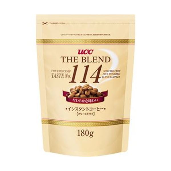 【送料無料】（まとめ）UCC ザ・ブレンド 114 詰替用180g 1袋【×10セット】【代引不可】 フード・ドリンク・スイーツ コーヒー インスタントコーヒー レビュー投稿で次回使える2000円クーポン全員にプレゼント