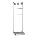 【送料無料】モップハンガー 収納棚 3本掛け 約幅44.5×奥行36×高さ132.5cm コアラコンパクトハンガー 掃除用品収納 清掃用品収納