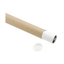 【送料無料】(まとめ) TANOSEE 製図用紙管(ポリ蓋付き) A1(650mm) 1箱(9本) 【×10セット】