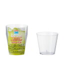【送料無料】〔まとめ〕 プラスチックコップ 使い捨てコップ 220ml 5個入 180個セット 硬質 クリアカップ 硬め イベント パーティー