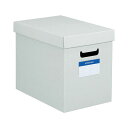 【送料無料】(まとめ)コクヨ ストックボックス(フタ付き)内寸180×322×260mm グレー フ-SB982M 1個 【×10セット】