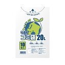 【送料無料】(まとめ) シモジマ LDポリ 025E 20L 半透明 10枚入 【×50セット】