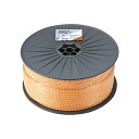 【送料無料】TRUSCO PVロープ 12mm×100m ボビン巻 黄 R-12100PV 1巻
