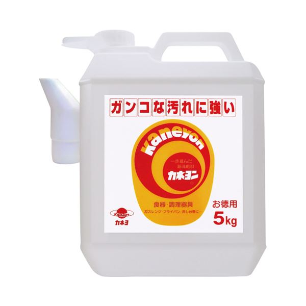 【送料無料】カネヨ石鹸 液体クレンザー カネヨン 業務用 5Kg 生活用品・インテリア・雑貨 キッチン・食器 キッチン洗剤・クリーナー レビュー投稿で次回使える2000円クーポン全員にプレゼント