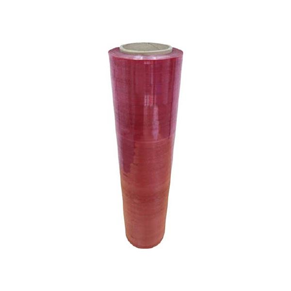 司化成工業 カラーストレッチ 赤 厚み20μ 幅500×長さ300mm CSF20R 1巻
