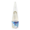 【送料無料】トイレブラシ/トイレ用品 【ブラシ全長39×ヘッド部直径8cm】 びっくり抗菌 トイレクリーナーケース付DX サトミツ棒 〔備品〕