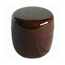 【送料無料】茶筒/お茶っ葉入れ 【こげ茶 3個セット】 約9×9cm 内蓋付き ウレタン塗装 樹脂 〔茶道 お稽古 習い事 カルチャー〕