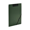 【送料無料】(まとめ) LIHIT LAB SMART FIT クリップファイル A4判 タテ型 オリーブ 【×5セット】