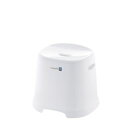 【送料無料】〔12個セット〕 バスチェア 風呂椅子 座面高約31cm 約幅39cm ホワイト 抗菌加工 リッチェル シンプルトーン 腰かけ 31H 浴室