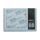 【送料無料】(まとめ) TRUSCO 厚口カードケース B8THCCH-B8 1枚 【×100セット】
