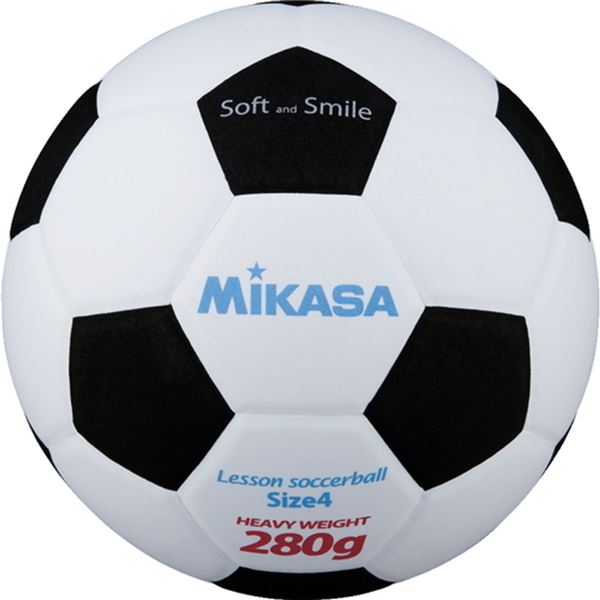 【送料無料】MIKASA（ミカサ）スマイルサッカーボール 4号球 ホワイト×ブラック 【SF428WBK】 スポーツ・レジャー スポーツ用品・スポーツウェア サッカー用品 その他のサッカー用品 レビュー投稿で次回使える2000円クーポン全員にプレゼント