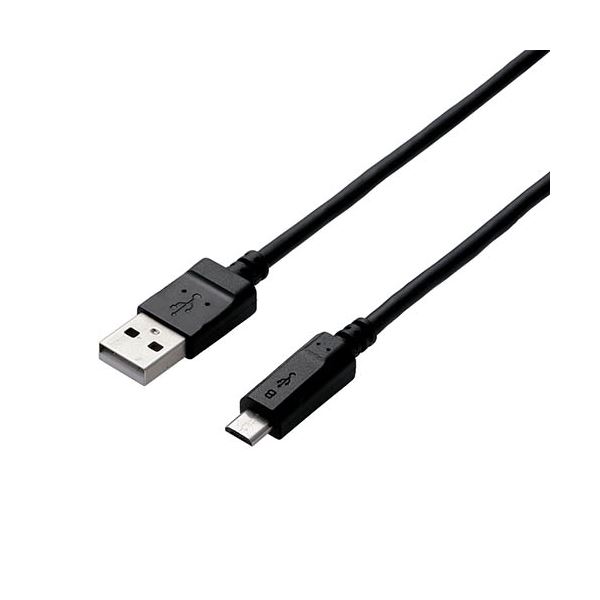 【送料無料】【5個セット】エレコム microUSBケーブル/2A出力/スタンダード/通信・充電/2m/ブラック MPA-AMB2U20BKX5 AV・デジモノ モバイル・周辺機器 その他のモバイル・周辺機器 レビュー投稿で次回使える2000円クーポン全員にプレゼント